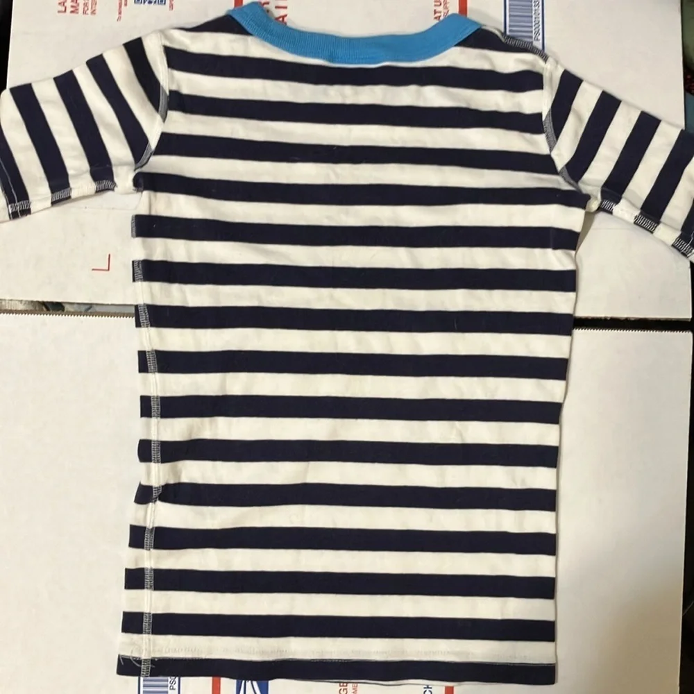 🌈 Organic cotton short sleeve pajama top Hanna Andersen 130 cm 8